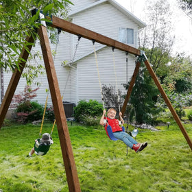 BETOOLL hanger demonstrating high load rating up to 2400 lbs for swings.