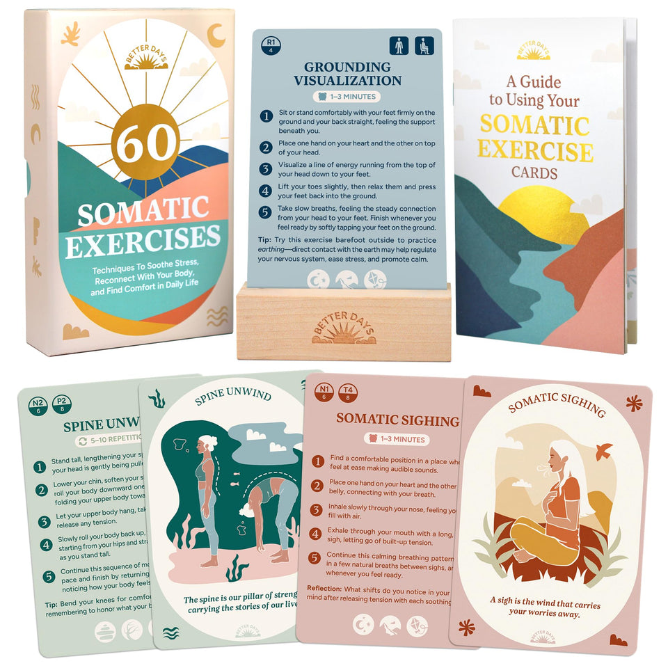 Better Days 60 Somatic Cards cover image for mood regulation exploration