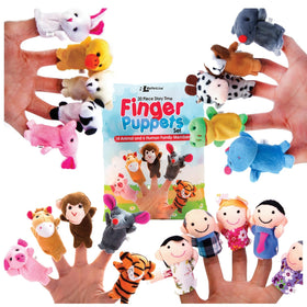 BETTERLINE Story Time Finger Puppets fox animal, ideal for imaginative storytelling and emotional expression.