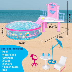 BETTINA Glam Deluxe play ball for doll pool games