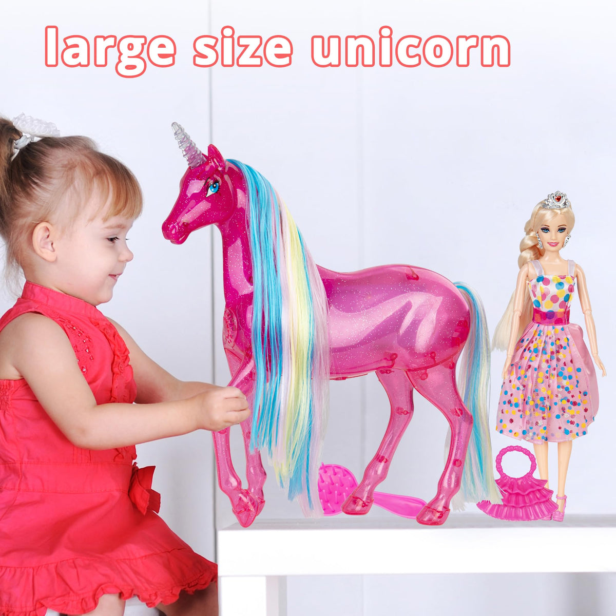 BETTINA interaction: touching the horn activates a bright light show.