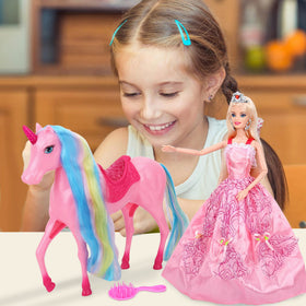 BETTINA Poseable princess doll with bendable knees for lifelike poses