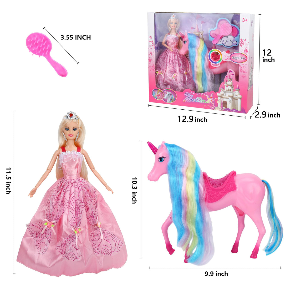 BETTINA Kids styling princess hair and unicorn mane with accessories