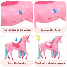 BETTINA Included hairbrush for styling princess hair and unicorn mane