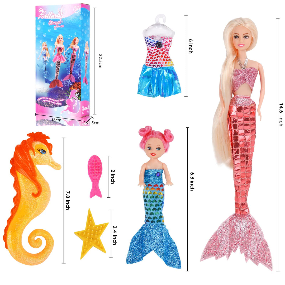 Bettina doll hair is easy to brush and style.