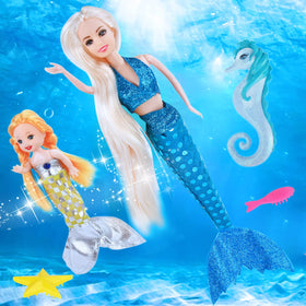 BETTINA tiny 3-inch mermaid doll for pocket-sized adventures