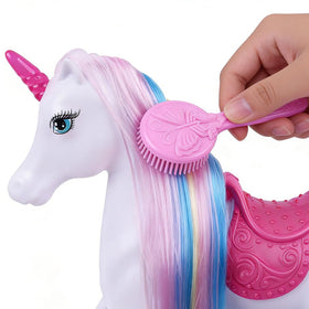 BETTINA unicorn doll with bendable hands and legs for poseable play