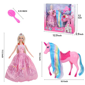 BETTINA Unicorn Princess doll encourages imaginative play and social interaction