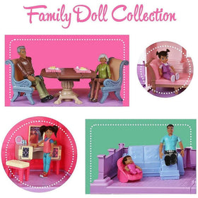 Beverly Hills Sweet Li'l Family dad figure with poseable arms for imaginative play