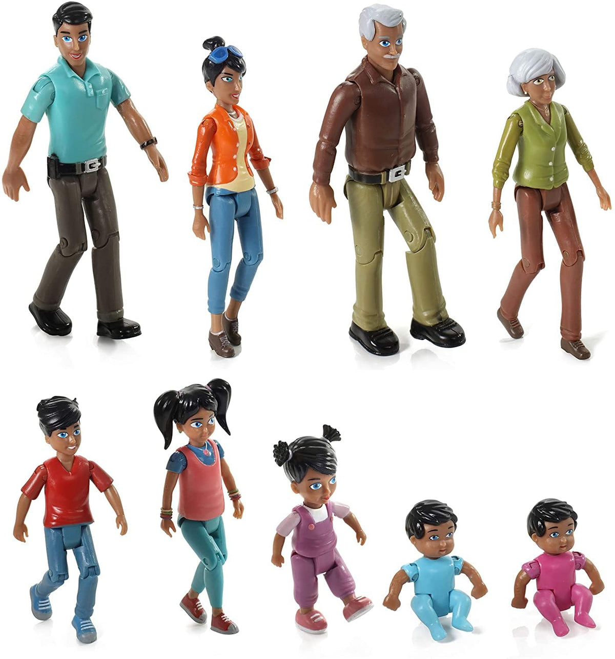 Beverly Hills Sweet Li'l Family grandma figure detailed for dollhouse scenes