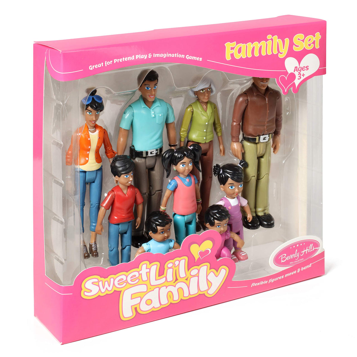 Beverly Hills Sweet Li'l Family twin boy and girl figures for shared adventures