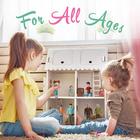 Beverly Hills Grandma figure inspires family storytelling during play.
