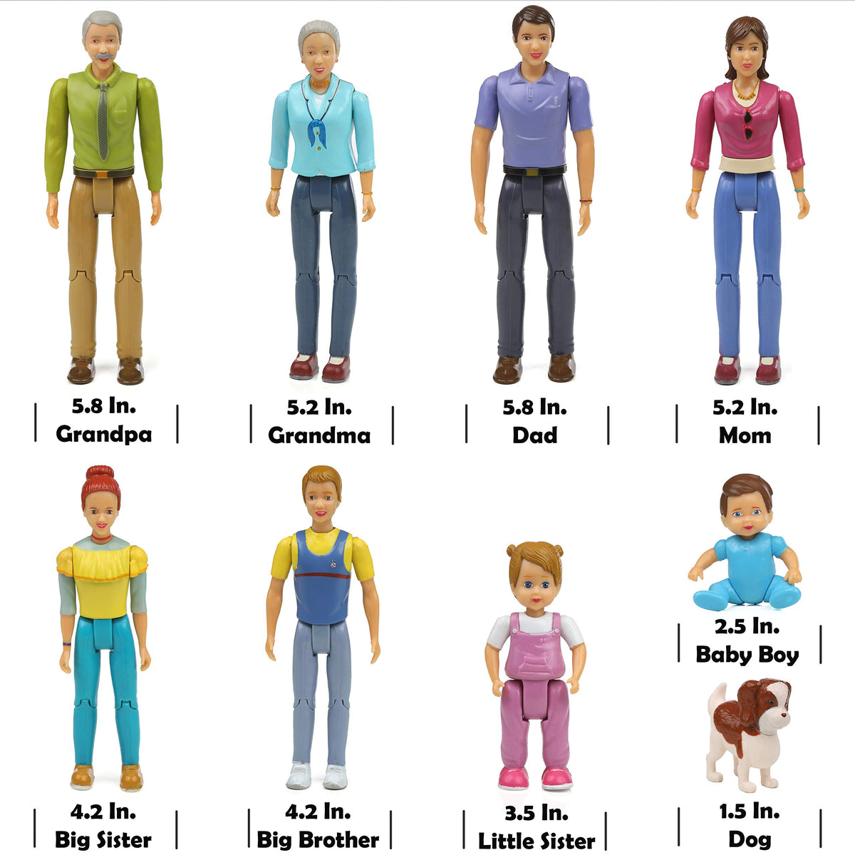 Beverly Hills Sweet Lil Family Dad figurine encourages pretend errands and daily routines.