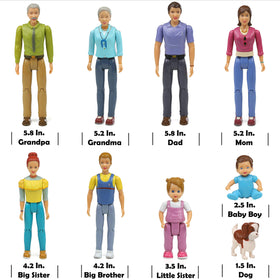 Beverly Hills Sweet Lil Family Dad figurine encourages pretend errands and daily routines.