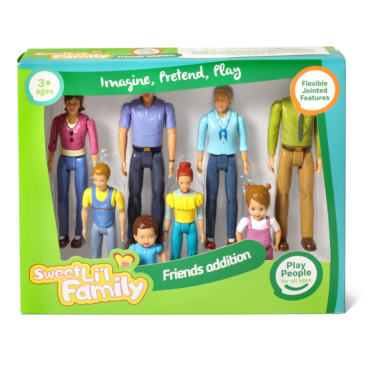 Beverly Hills Sweet Lil Family Dog figurine adds pet companionship to playset.