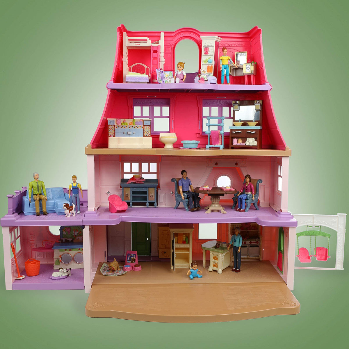 Beverly Hills Sweet Lil Family Grandpa figurine inspires family role play adventures.