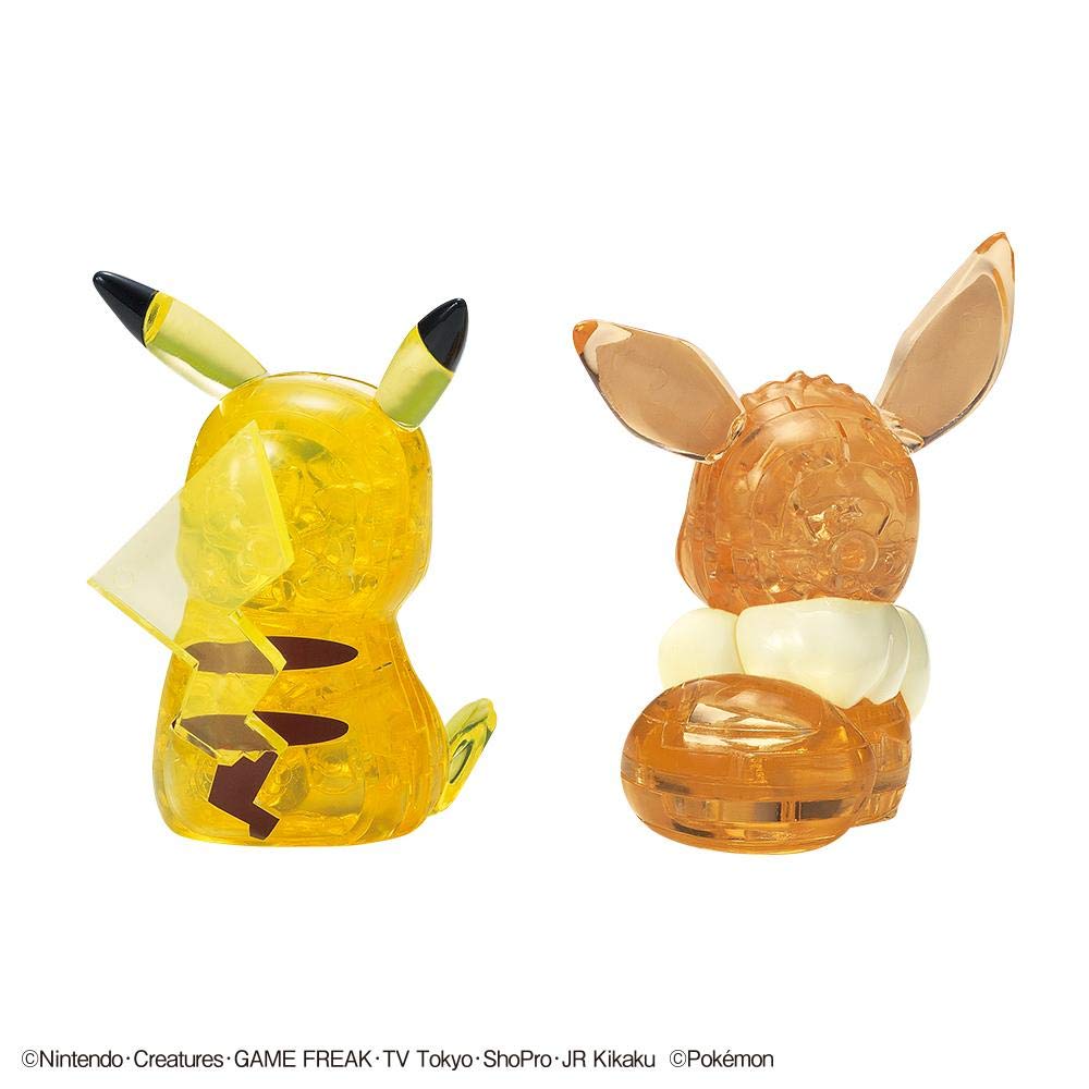 Beverly Pikachu-Eevee crystal puzzle scattered pieces inviting mindful assembly