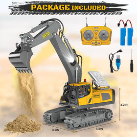BEWEAI 1:20 scale excavator boosts STEM skills and hand-eye coordination