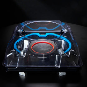 Beyblade BX-00 inner X-Celerator Rail provides a second launch path.