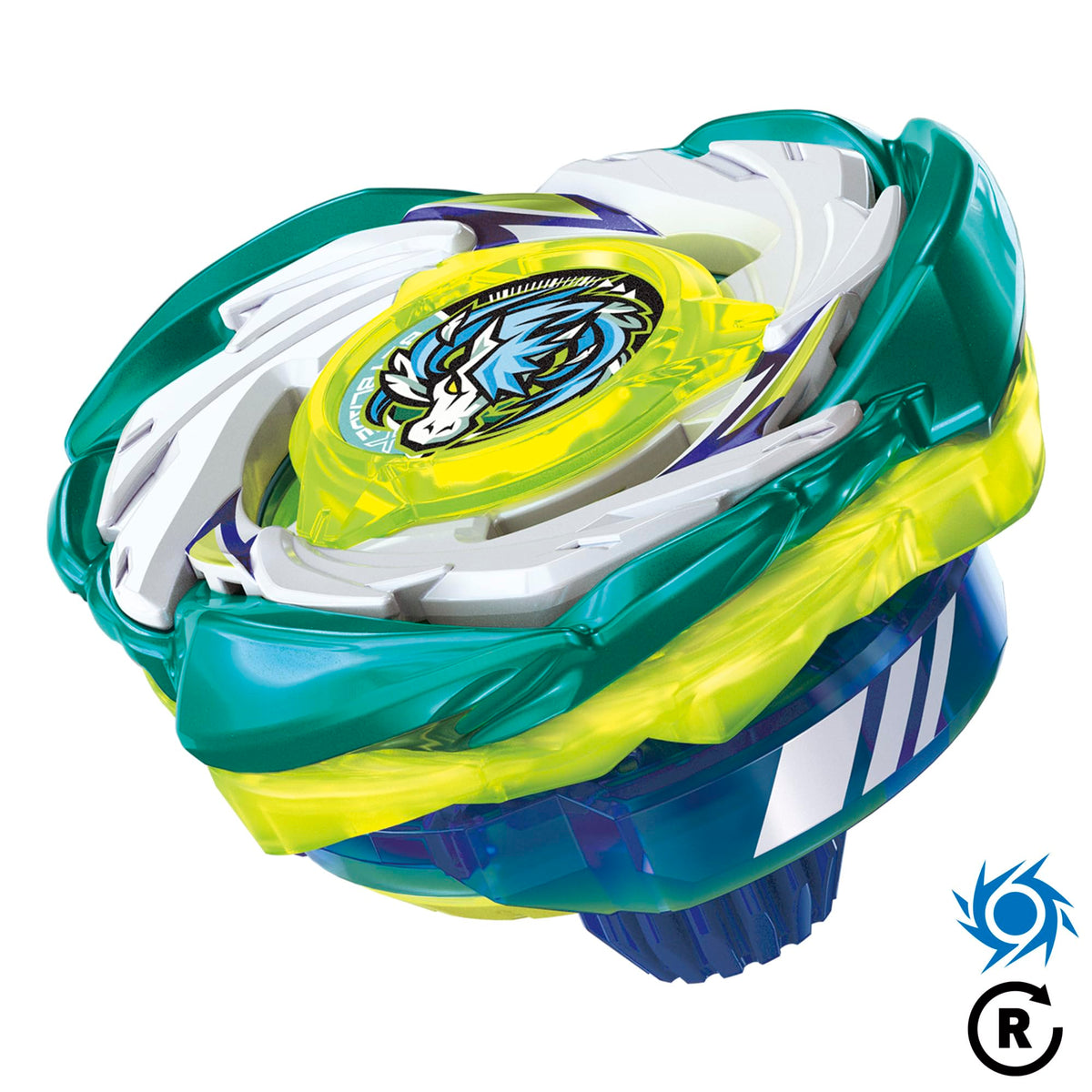 Authentic Beyblade X top with Takara Tomy die-cast metal parts