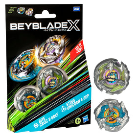 Beyblade X Bite Croc 3-60LF top in action during battle