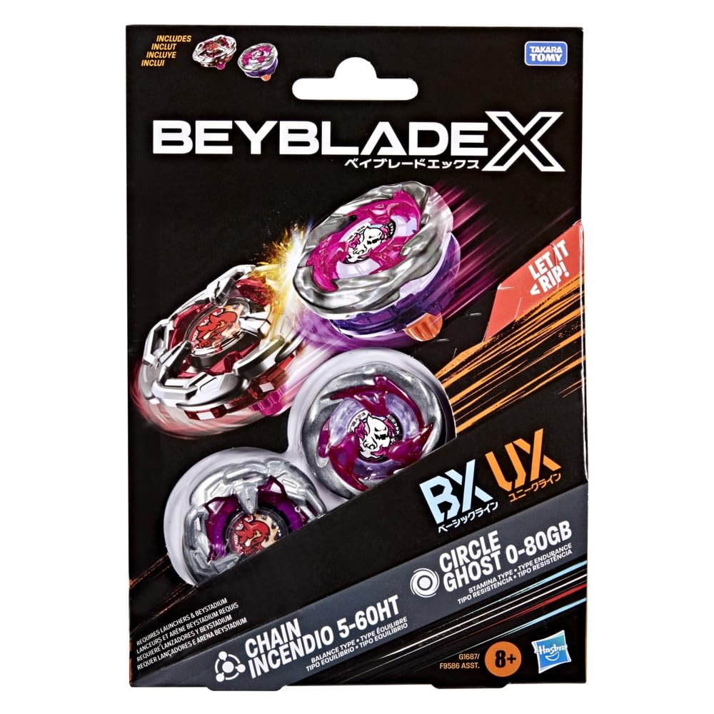 Beyblade X Chain Incendio 5-60HT BX right-spin top with high-speed balance