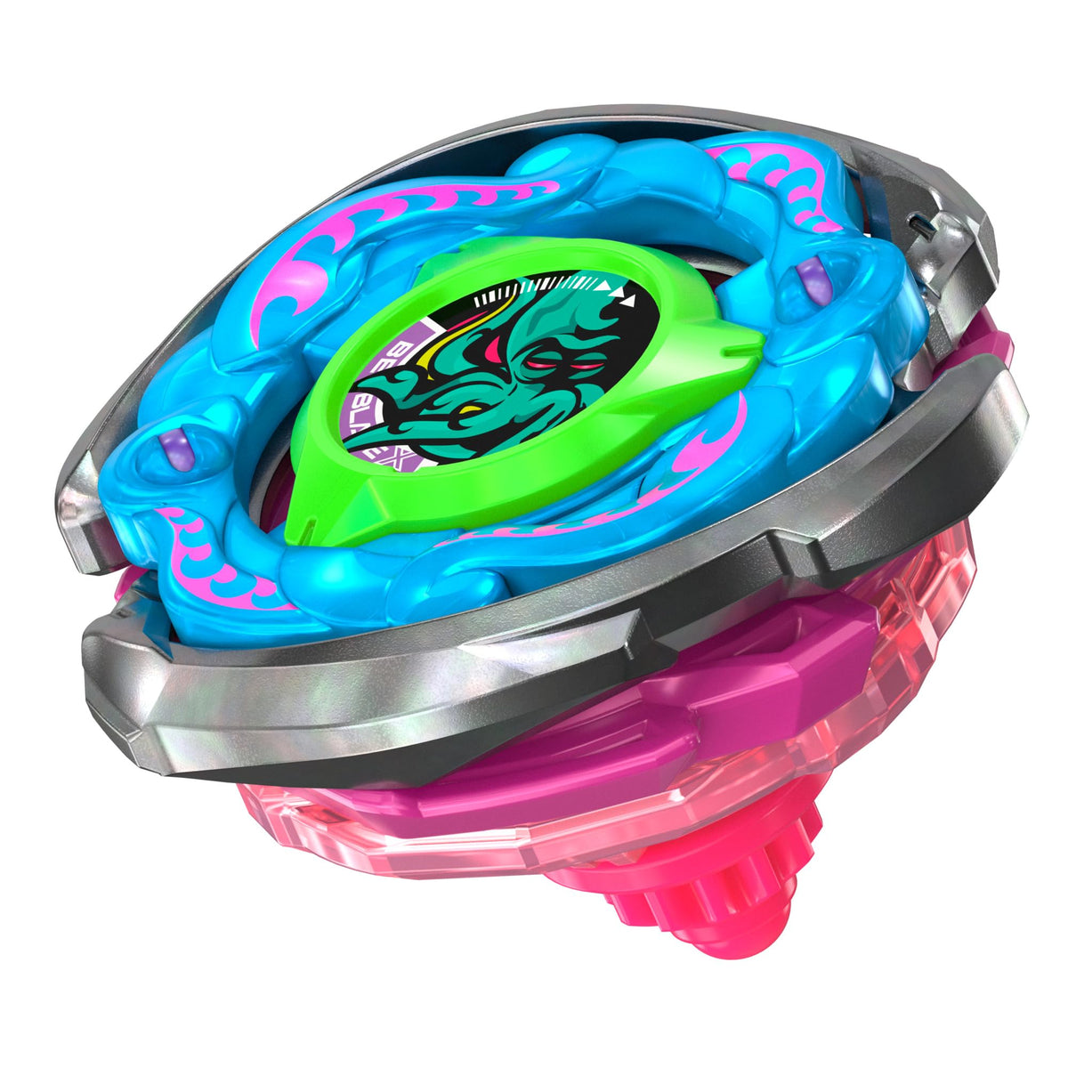 Beyblade X CX blade separation highlighting enhanced customization options during battles.