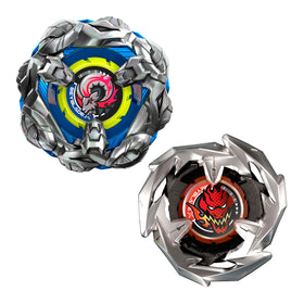 Beyblade X top with interchangeable parts demonstrates quick customization.