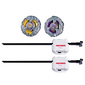 Includes two Beyblade X tops and launchers for immediate head-to-head battles.