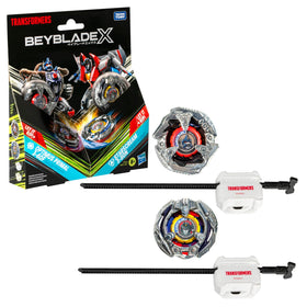 Beyblade X Optimus Primal top ready for fast spins and fierce battles.