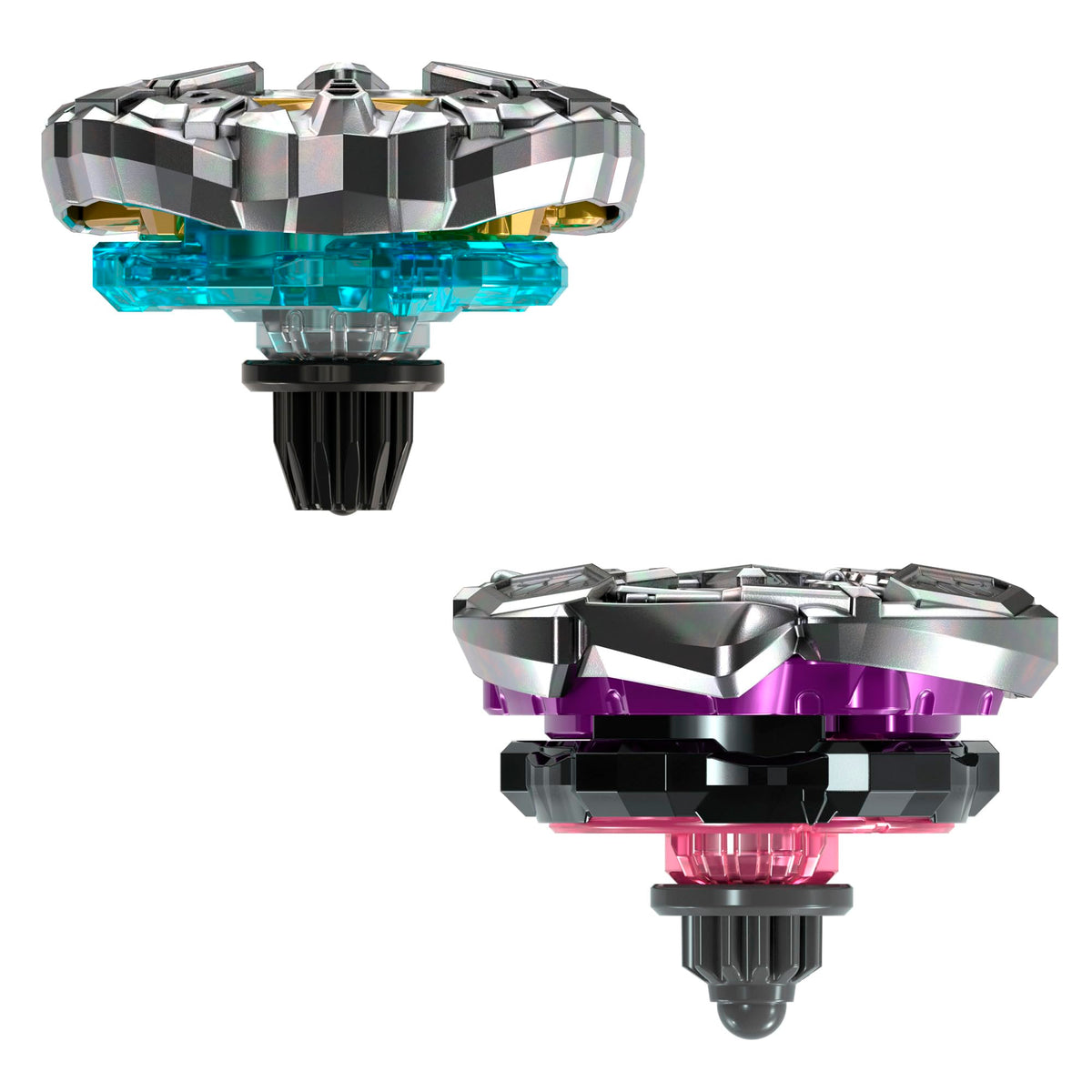 Beyblade X right-spin launcher enables accurate launches and easy reloading.