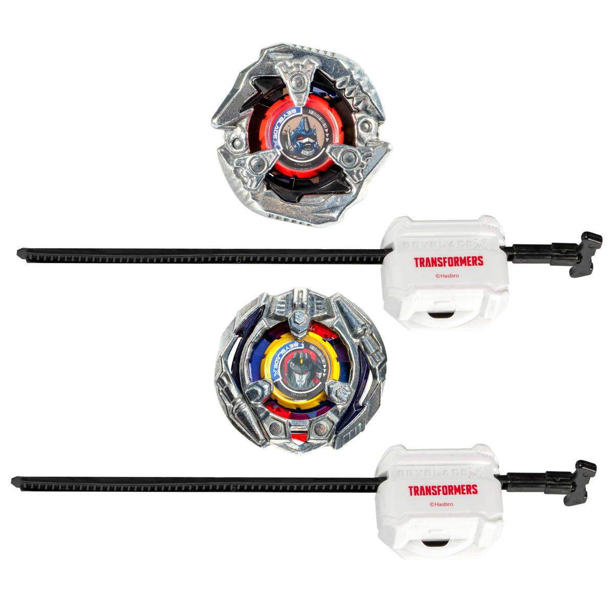 Beyblade X Starscream top designed for resilient defense and quick strikes.