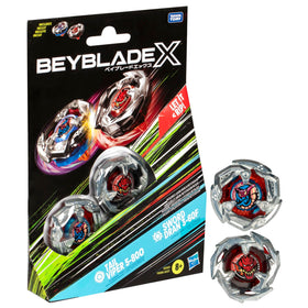 Beyblade X Tail Viper 5-80O top in action, highlighting its stamina-oriented design for extended battles.