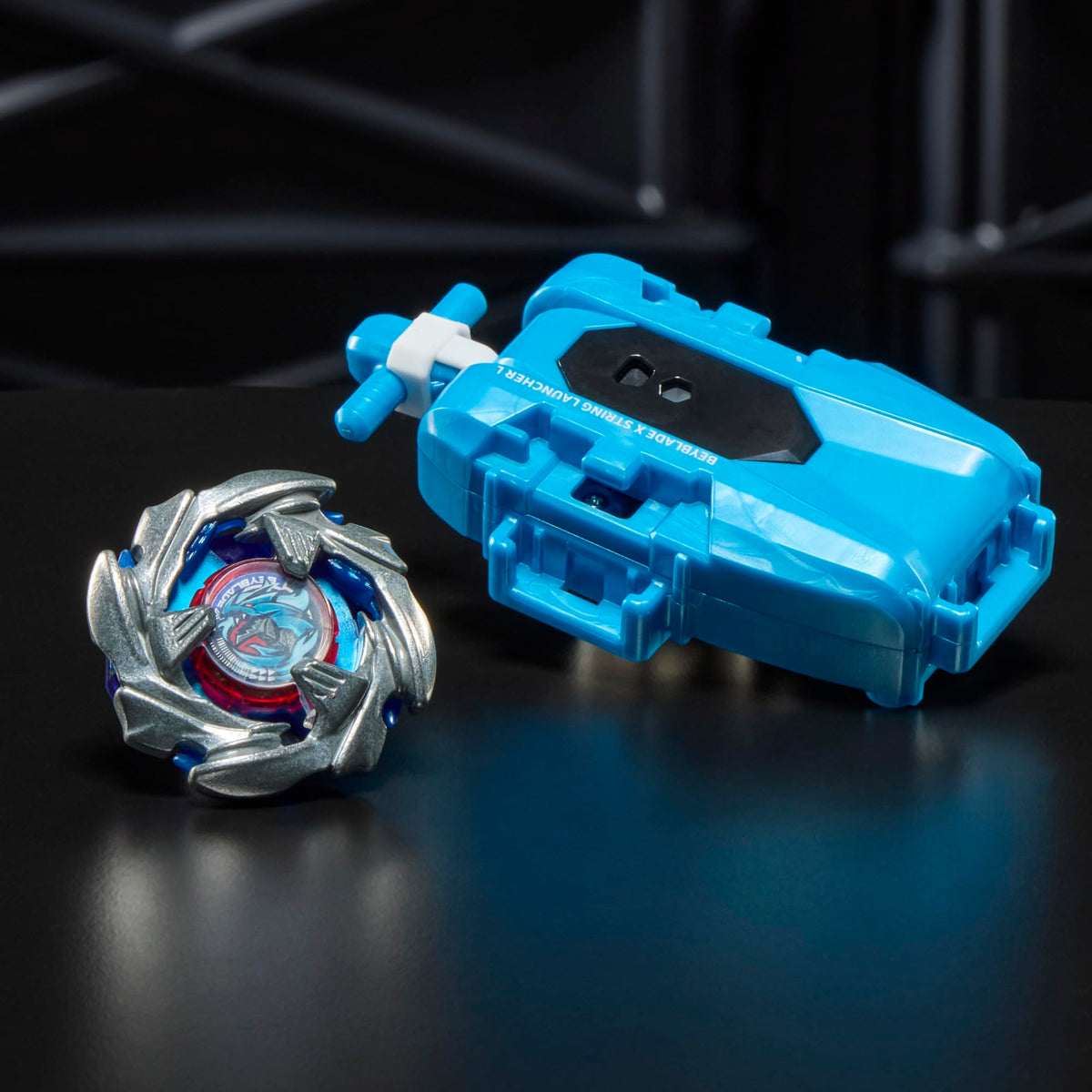 Beyblade X X-Celerator gear system engaging for high-speed dash.
