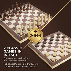 Beyond Innoventions hand-carved chess pieces with felt bottoms
