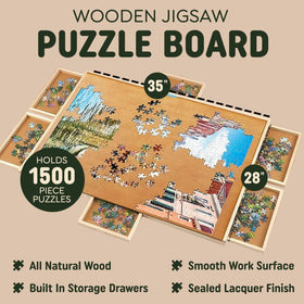 Beyond Innoventions puzzle table 360° rotation (Lazy Susan) for easy piece access