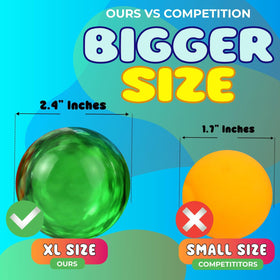 Beyond Innoventions soft thermoplastic rubber fidget ball for anxiety reduction and focus.
