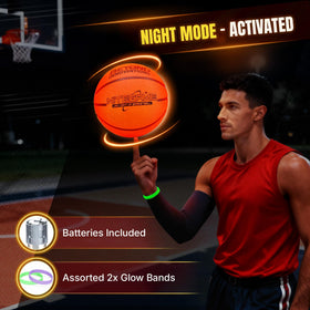 Beyond Innoventions water-resistant basketball suitable for outdoor and damp evenings.
