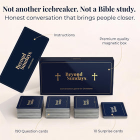 Beyond Sundays Gift box gold foil highlights premium gift presentation.