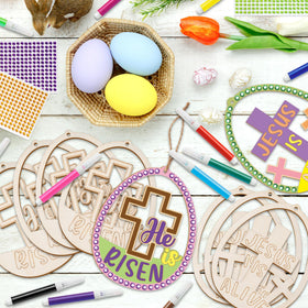 BeYumi ornament kit includes twine for easy hanging