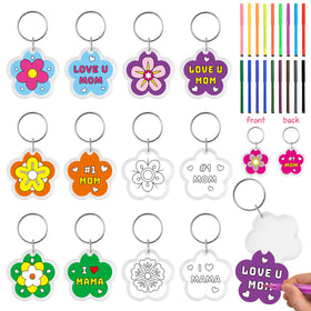 BeYumi Mother’s Day keychain frames, ready to color and gift.