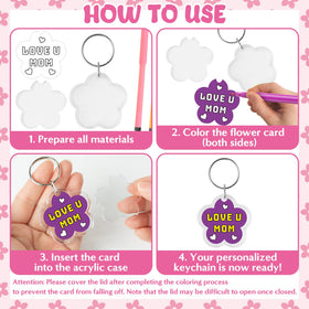 BeYumi smooth-edged acrylic frames ensure safe crafting for kids.