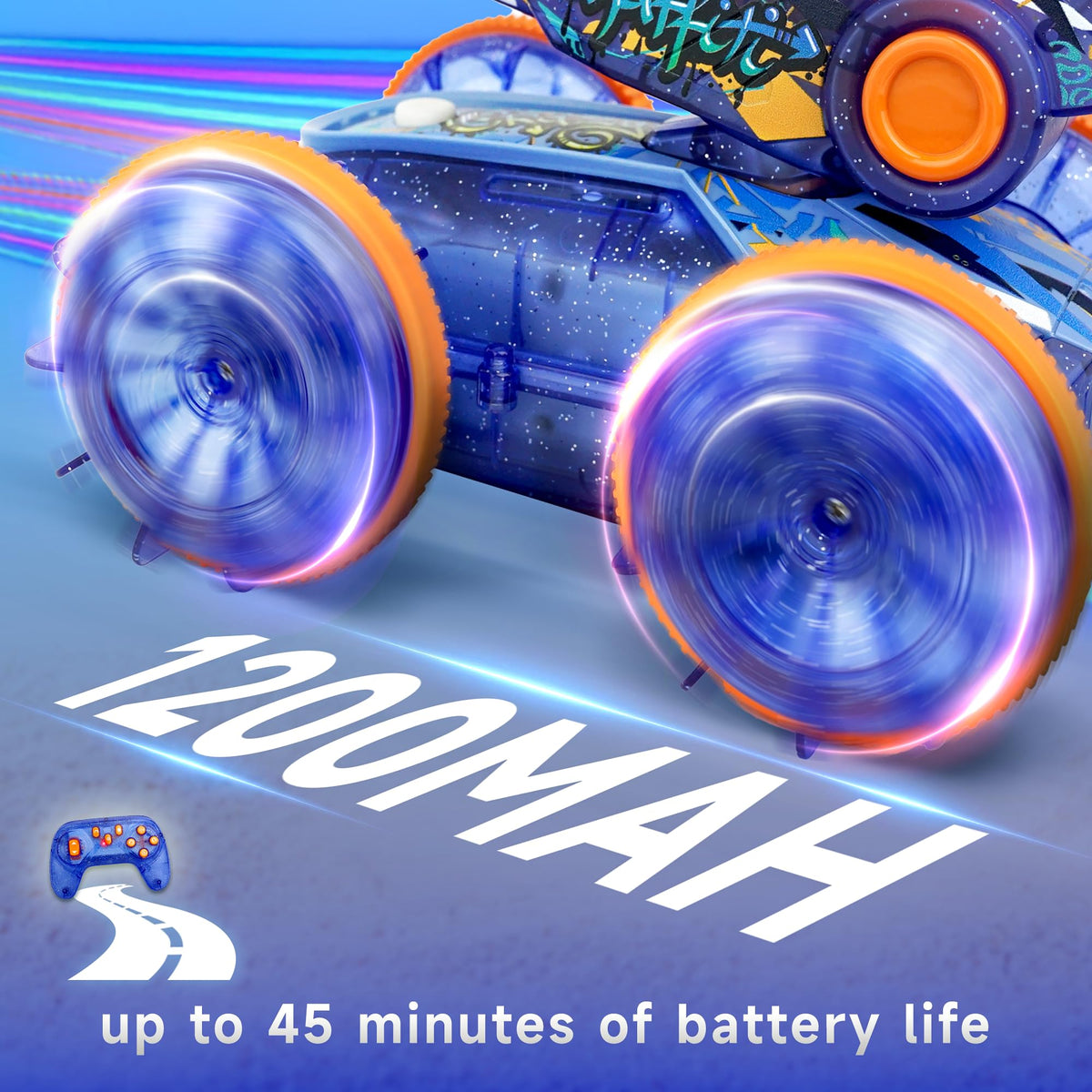 BEZGAR RC car remote control waterproof design for easy steering and rain play