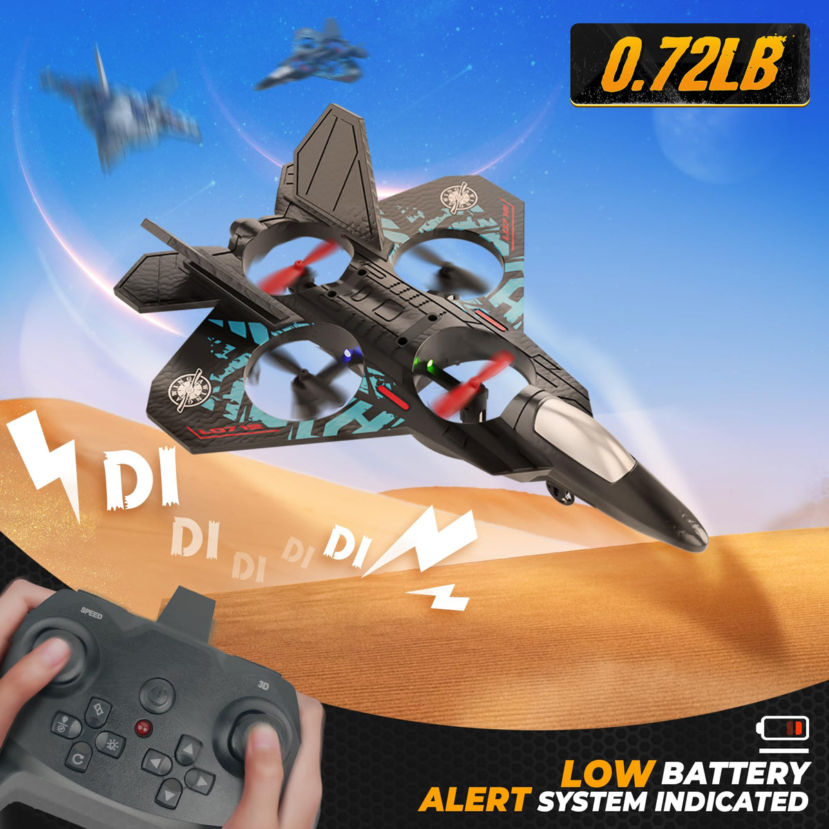 BEZGAR Drones for Kids altitude hold demonstrates stable hover