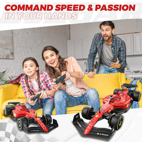BEZGAR F1-75 RC car sticker area for customization.