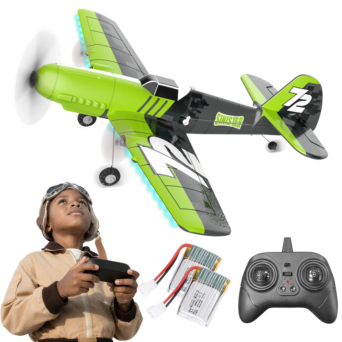 BEZGAR HQ089 plane gliding smoothly for precise beginner flights