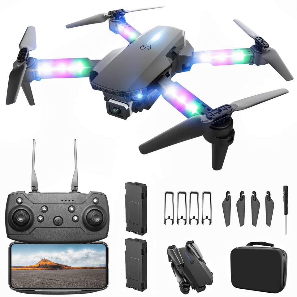 BEZGAR Kids Drone 1080p camera angle for expansive aerial memories
