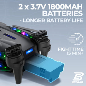 BEZGAR Kids Drone one-key start simplifies first flights