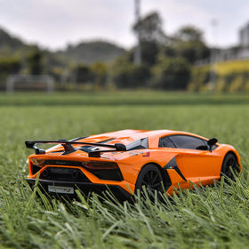 BEZGAR Lambo Aventador SVJ RC car night mode, great for gift-ready playtime