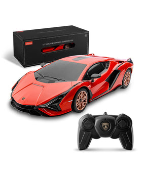 BEZGAR Lambo Sián FKP 37 1/24 front view showcases authentic styling for indoor play.